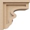 Ekena Millwork 9"W x 9"D x 9"H Wide Highland Rough Cedar Woodgrain TimberThane Corbel, Primed Tan CORUR09X09X09HLDRCPR - alternate 2